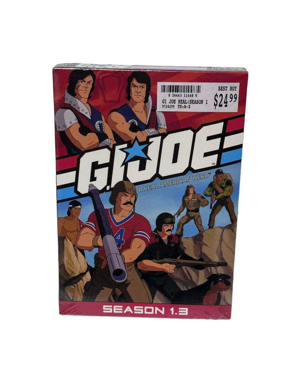 G.I. Joe A Real American Hero: Season 1.3 DVDs Bonus Features New In Package